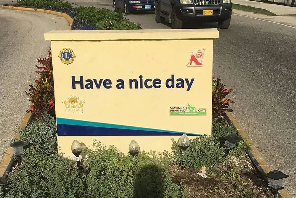 Monument signs in Austin