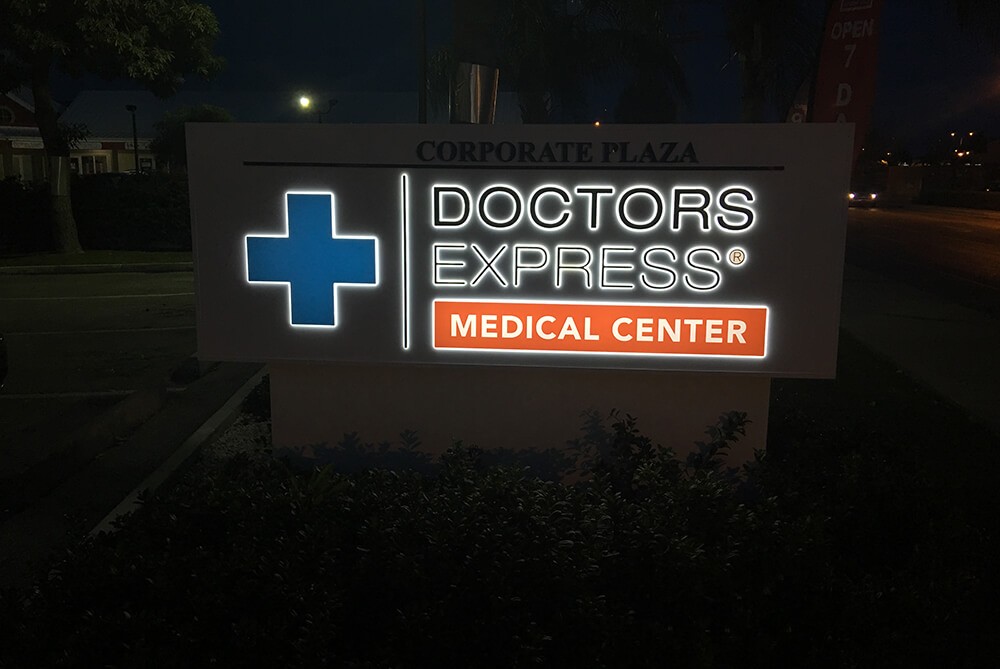 Push Through Letters Illuminated Signs in Austin